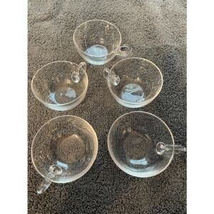 4 Delicate Punch Cups